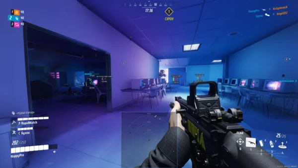 The Finals wallhack showing contestants and health bars through office walls